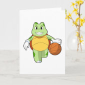 Schildpad als basketballer met basketbal.PNG Kaart (Gele Bloem)
