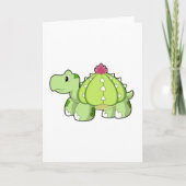 Schildpad als Cactus Kaart (Voorkant)