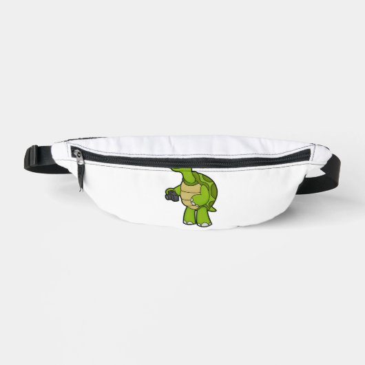 Schildpad als fotograaf met camera heuptasje (Voorkant)