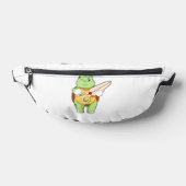 Schildpad als kapper met schaar heuptasje (Liggend)