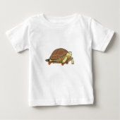 Schildpad als Skater met skateboard (Voorkant)