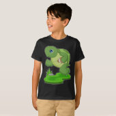 Schildpad Amerikaans Football Sport T-shirt (Voorkant volledig)