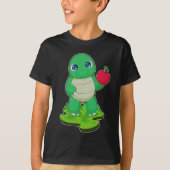 Schildpad appel fruit t-shirt (Voorkant)