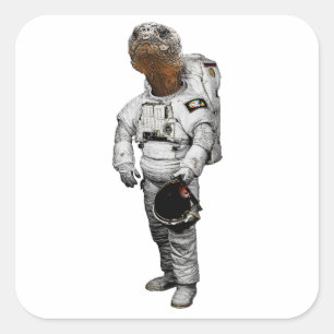 Schildpad Astronaut Sticker