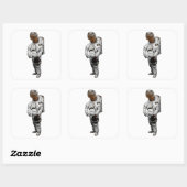 Schildpad Astronaut Sticker (Vel)