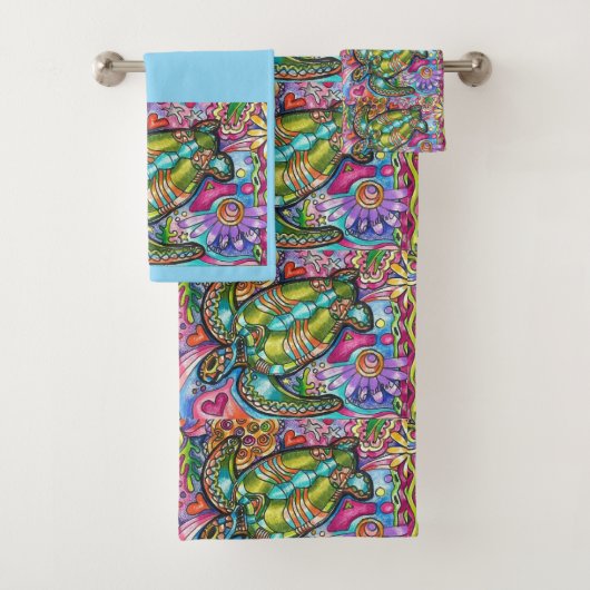 Schildpad Bad Handdoek (Insitu)