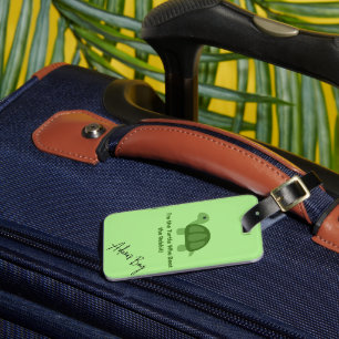Schildpad Bagage Label Gepersonaliseerd Ontwerp