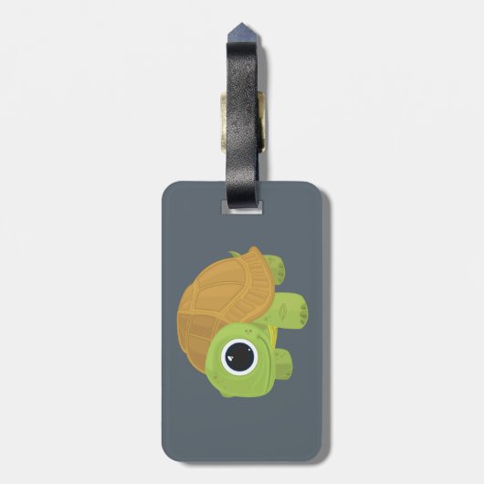 Schildpad Bagagelabel (Achterkant verticaal)