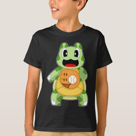 Schildpad Baseball bat T-shirt (Voorkant)
