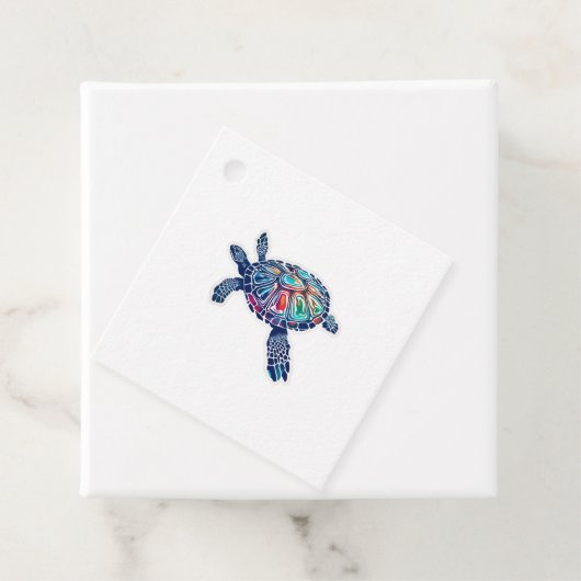 Schildpad Bedankjes Labels (In situ)