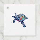 Schildpad Bedankjes Labels (Voorkant)