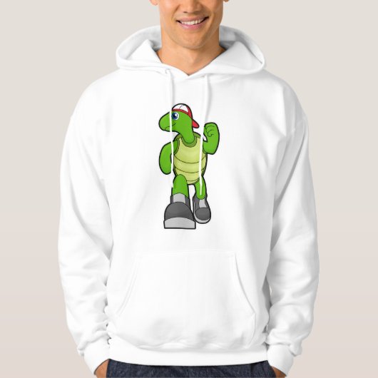 Schildpad bij draaiend Pet Hoodie (Voorkant)