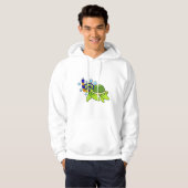 schildpad bij duiken met Snorkel Hoodie (Voorkant volledig)