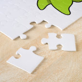 schildpad bij duiken met Snorkel Legpuzzel (Zijkant)