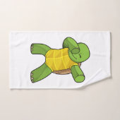 Schildpad bij hiphopdans Dab Handdoek (Handdoek)