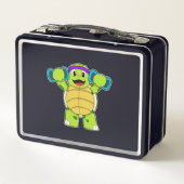 Schildpad bij Sterke training & Dumbbells (Achterkant)