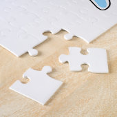 Schildpad bij zwemmen in water legpuzzel (Zijkant)