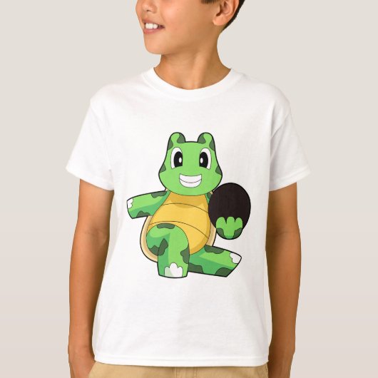 Schildpad Bowling bal T-shirt (Voorkant)