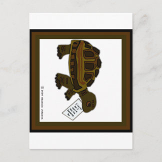 schildpad briefkaart