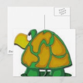 schildpad briefkaart (Voorkant / Achterkant)
