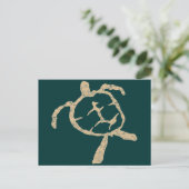 schildpad briefkaart (Staand voorkant)