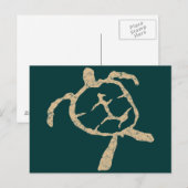 schildpad briefkaart (Voorkant / Achterkant)