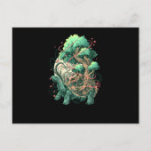 schildpad briefkaart (Voorkant)