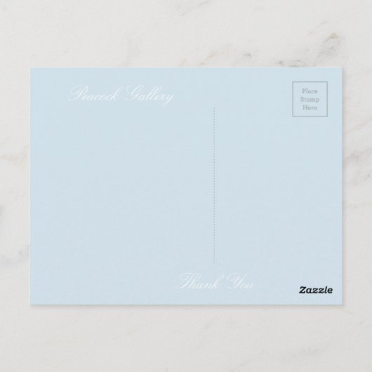 Schildpad Briefkaart (Achterkant)