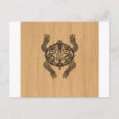 schildpad briefkaart (Voorkant)