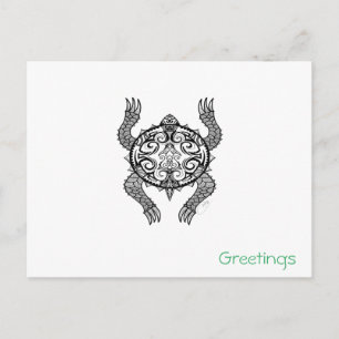 schildpad briefkaart