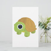 Schildpad Briefpapier (Staand voorkant)