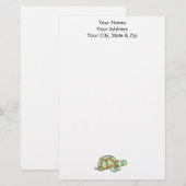 Schildpad Briefpapier (Voorkant / Achterkant)