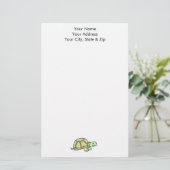 Schildpad Briefpapier (Staand voorkant)