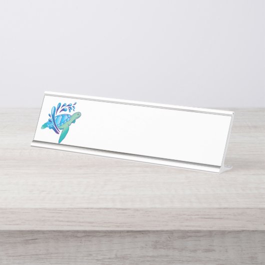 Schildpad Bureau Naambordje (Voorkant)