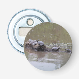 Schildpad Button Flesopener
