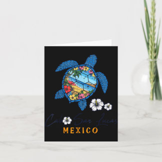 Schildpad Cabo San Lucas Mexico Vakantie Zomer Man Kaart