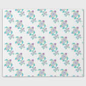Schildpad Cadeaupapier (Vlak)