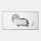 Schildpad cartoon dier bureaumat (Keyboard & Muis)