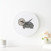 Schildpad cartoon dier grote klok (Huis)