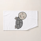 Schildpad cartoon dier handdoek (Handdoek)