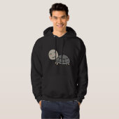 Schildpad cartoon dier hoodie (Voorkant volledig)