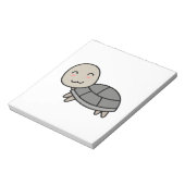 Schildpad cartoon dier notitieblok (Linkerzijde)
