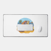Schildpad Cartoon strand Bureaumat (Keyboard & Muis)