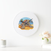 Schildpad Cartoon strand Grote Klok (Huis)