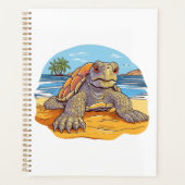 Schildpad Cartoon strand Planner (Voorkant)