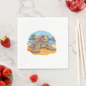 Schildpad Cartoon strand Servet (Insitu)