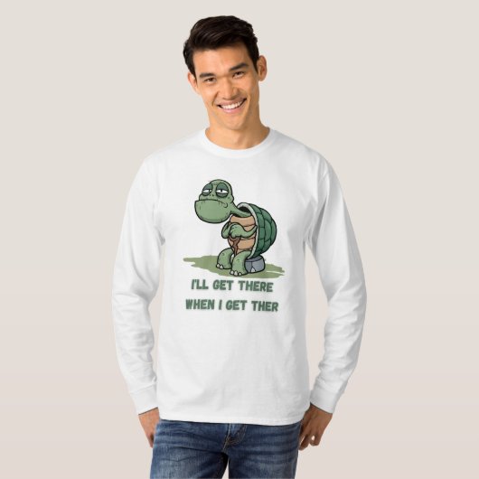 Schildpad cartoon t-shirt (Voorkant volledig)