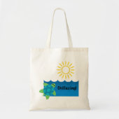 Schildpad Chillaxing Design - Budget Tas (Voorkant)
