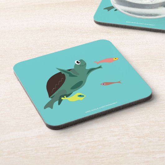 Schildpad Cork Onderzetter (Linkerzijde)