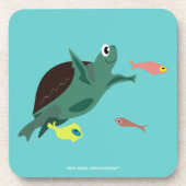 Schildpad Cork Onderzetter (Voorkant)